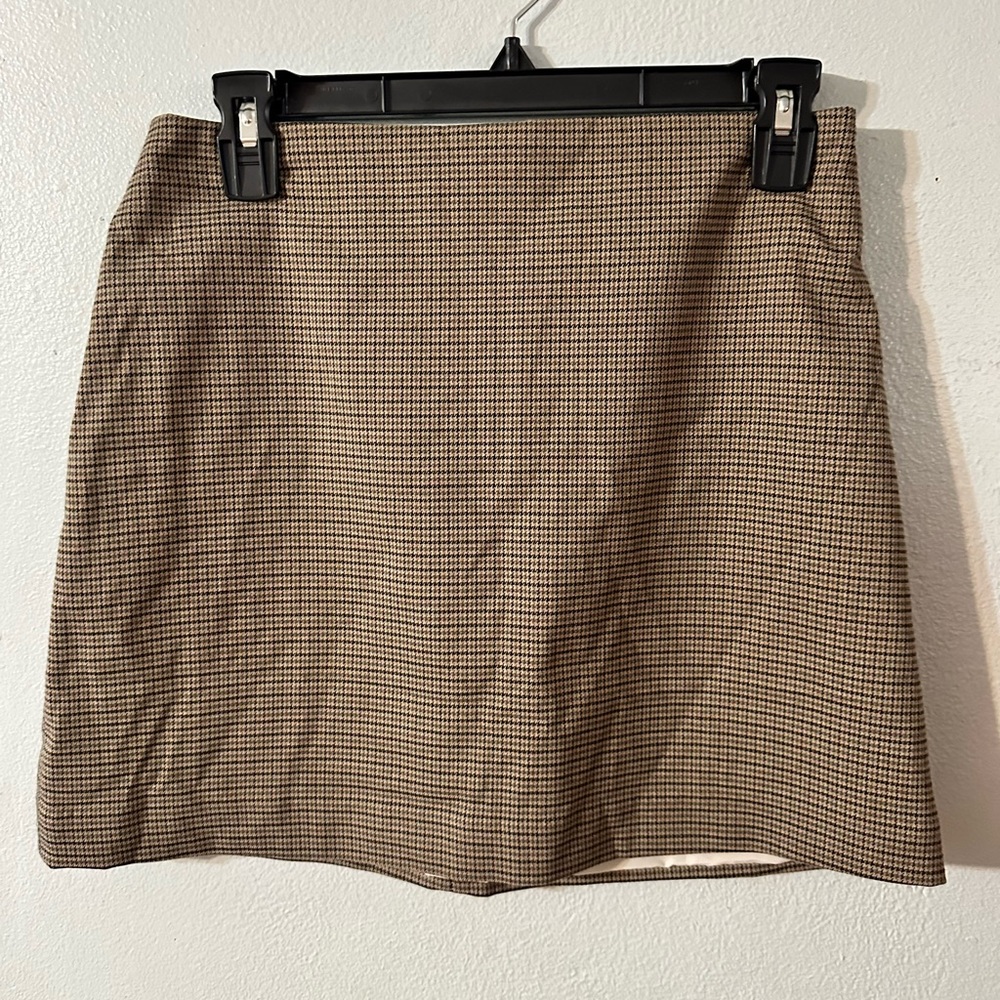 H&M Gingham Mini Skirt